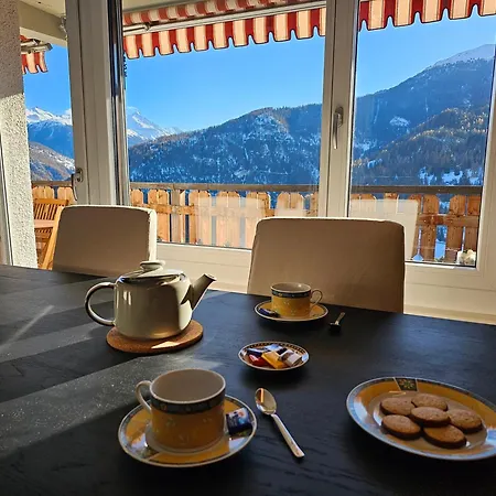 Apartamento Havre De Paix Et Confort à Vercorin, Avec Vue Panoramique Vercorin